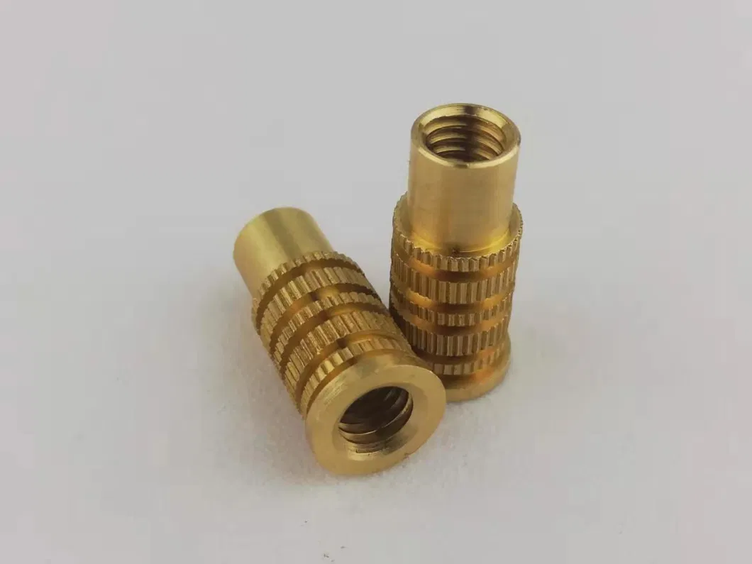 Embedded Nuts for High Quality Automobiles, Hot Melt Nut Insertion Machine Straight Knurled Bushing Brass Insert Nut