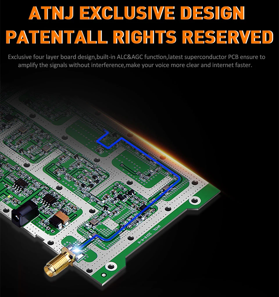 Atnj GSM LTE 2g+4G Dual Band 800/900MHz Phone Signal Booster