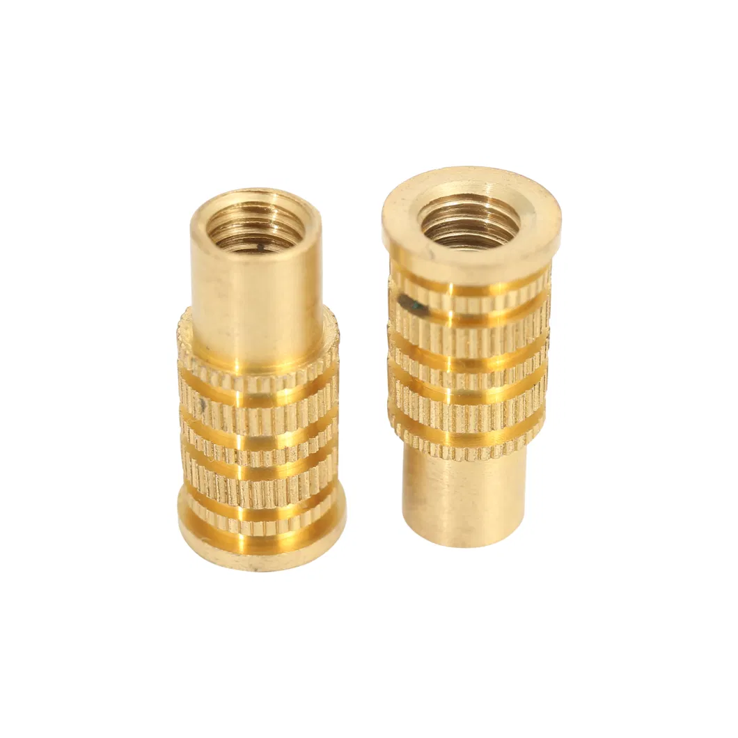 Embedded Nuts for High Quality Automobiles, Hot Melt Nut Insertion Machine Straight Knurled Bushing Brass Insert Nut