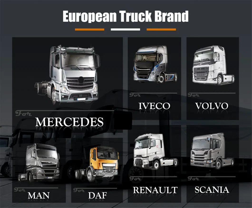 European, Korean, Japanese Auto Brake/Chassis/ Body/Transmission Parts Car Spare Truck Parts for Mitsubishi/Benz /Toyota/Hyundai/Isuzu/Daf/Man/Volvo/Iveco/Benz