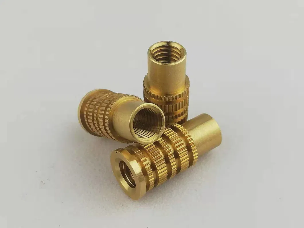 Embedded Nuts for High Quality Automobiles, Hot Melt Nut Insertion Machine Straight Knurled Bushing Brass Insert Nut